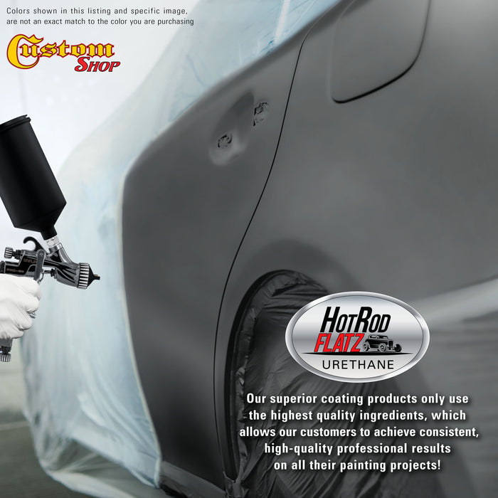 Charcoal Gray Firemist - Hot Rod Flatz Flat Matte Satin Urethane Auto Paint - Complete Gallon Paint Kit - Professional Low Sheen Automotive, Car