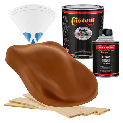Firemist Orange - Hot Rod Flatz Flat Matte Satin Urethane Auto Paint - Complete Quart Paint Kit