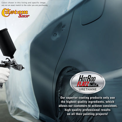 Neptune Blue Firemist - Hot Rod Flatz Flat Matte Satin Urethane Auto Paint - Complete Gallon Paint Kit