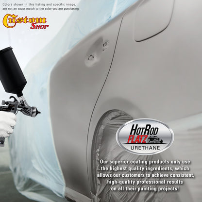 Argent Wheel Silver Sheen (Satin) - Hot Rod Flatz Flat Matte Satin Urethane Auto Paint - Complete Quart Paint Kit