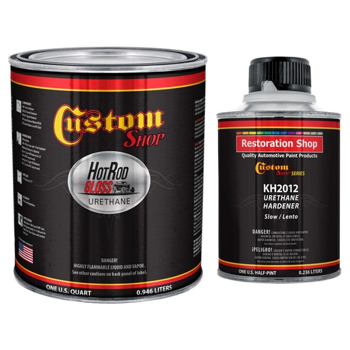 Grand Prix White - Hot Rod Gloss Urethane Automotive Gloss Car Paint, 1 Quart Kit