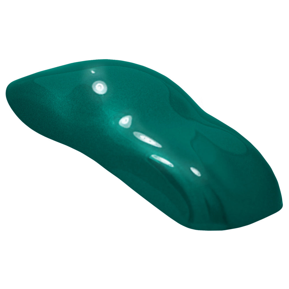 Teal Green Metallic - Hot Rod Gloss Urethane Automotive Gloss Car Paint, 1 Quart Kit