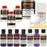 7 Color Purple Fire Kit - 7 Colors, Midcoat Clear, Hardener, Reducer, Mixing Cups, Sticks and Strainers