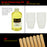 36 Master Pinstriping Color Kit - 36 Colors, Brush, Reducer, Hardener, Mixing Sticks, Cups, Strainers