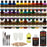 36 Master Pinstriping Color Kit - 36 Colors, Brush, Reducer, Hardener, Mixing Sticks, Cups, Strainers