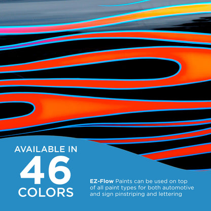 Process Blue - Ez-Flow Striping & Lettering Enamel, 1/4 Pint