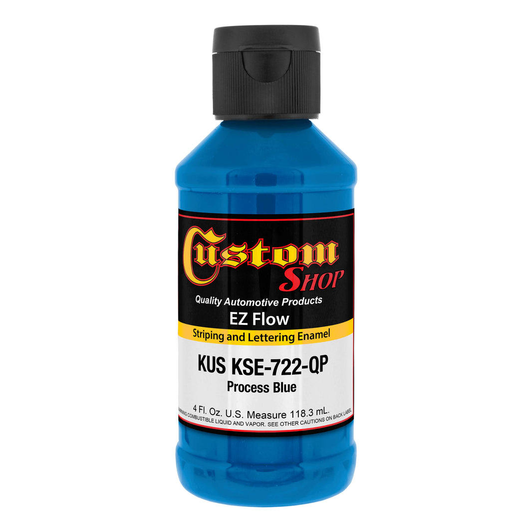 Process Blue - Ez-Flow Striping & Lettering Enamel, 1/4 Pint
