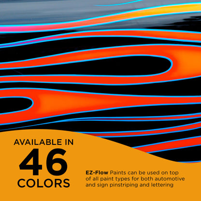 Chrome Yellow - Ez-Flow Striping & Lettering Enamel, 1/4 Pint