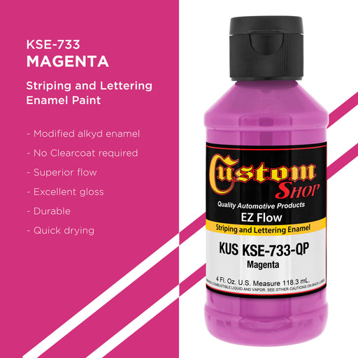 Magenta - Ez-Flow Striping & Lettering Enamel, 1/4 Pint