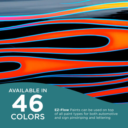 Turquoise - Ez-Flow Striping & Lettering Enamel, 1/4 Pint