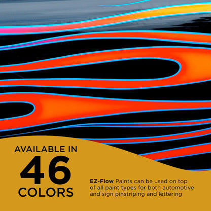 Oxide Yellow - Ez-Flow Striping & Lettering Enamel, 1/4 Pint