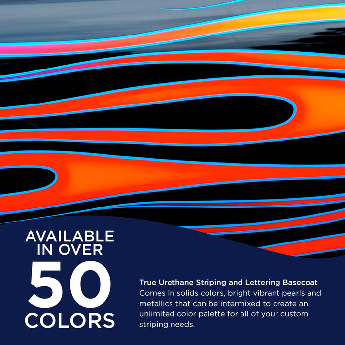 Reflex Blue - True-U Pinstriping Urethane Basecoat Standard Colors, 1/4 Pint
