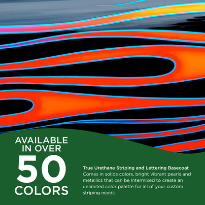 Emerald Green - True-U Pinstriping Urethane Basecoat Standard Colors, 1/4 Pint