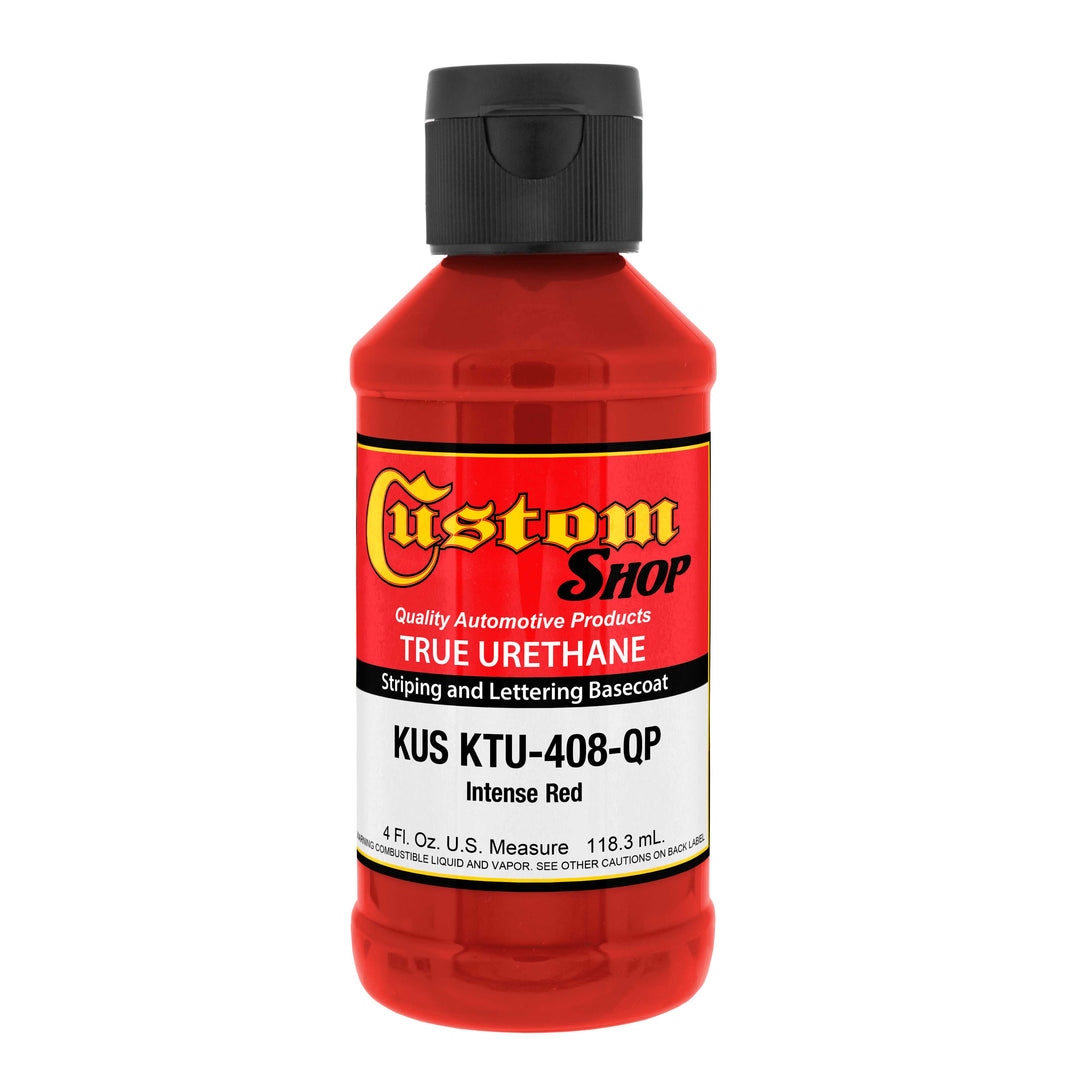 Intense Red - True-U Pinstriping Urethane Basecoat Standard Colors, 1/4 Pint