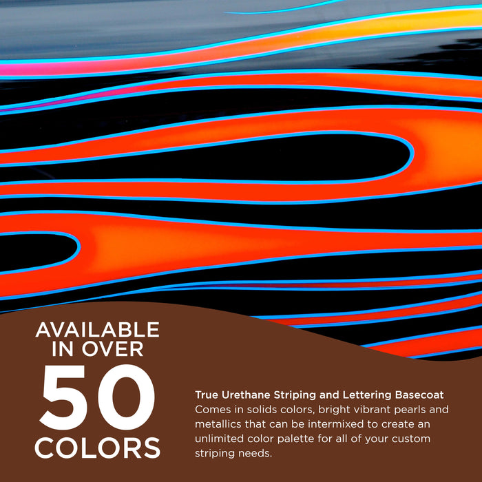 Chocolate Brown - True-U Pinstriping Urethane Basecoat Standard Colors, 1/4 Pint