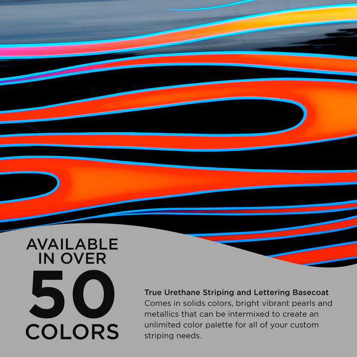 Cool Gray - True-U Pinstriping Urethane Basecoat Standard Colors, 1/4 Pint