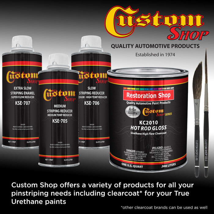 Cool Gray - True-U Pinstriping Urethane Basecoat Standard Colors, 1/4 Pint