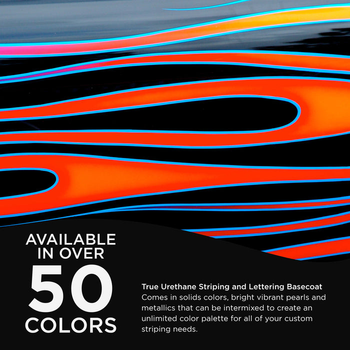 Triple Deep Black - True-U Pinstriping Urethane Basecoat Standard Colors, 1/4 Pint