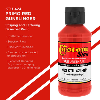 Primo Red (Gunslinger) Ktu Urethane Pinstriping Paint