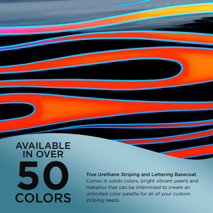 Ice Blue Metallic - True-U Pinstriping Urethane Basecoat Metallic Colors, 1/4 Pint