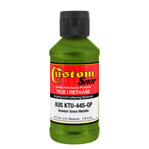 Uranium Green Metallic - True-U Pinstriping Urethane Basecoat Metallic Colors, 1/4 Pint