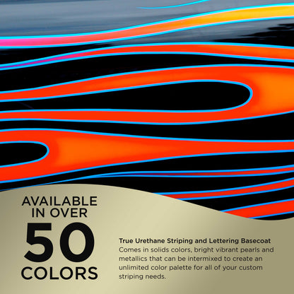 Champagne Metallic - True-U Pinstriping Urethane Basecoat Metallic Colors, 1/4 Pint