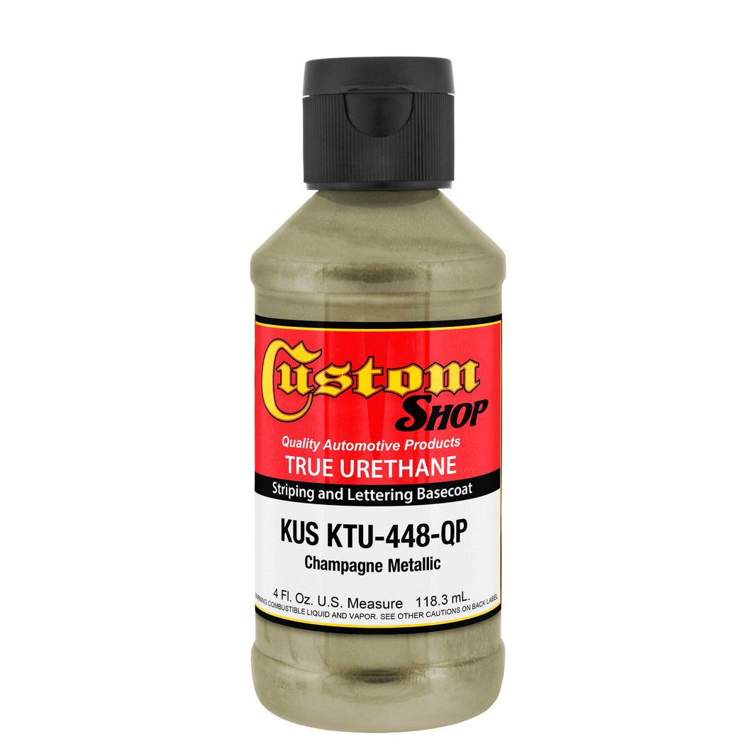 Champagne Metallic - True-U Pinstriping Urethane Basecoat Metallic Colors, 1/4 Pint