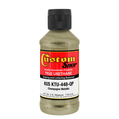 Champagne Metallic - True-U Pinstriping Urethane Basecoat Metallic Colors, 1/4 Pint