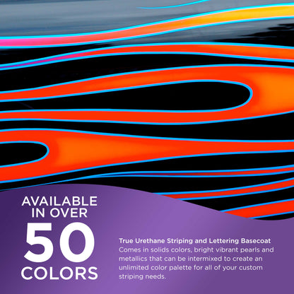 Plum Crazy Metallic - True-U Pinstriping Urethane Basecoat Metallic Colors, 1/4 Pint