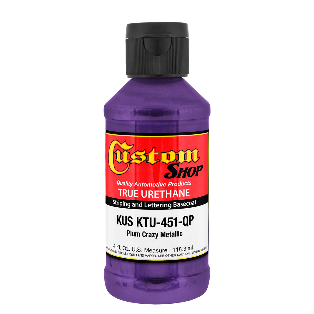 Plum Crazy Metallic - True-U Pinstriping Urethane Basecoat Metallic Colors, 1/4 Pint