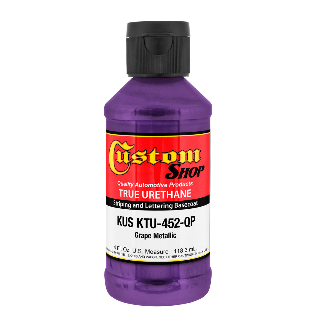 Grape Metallic - True-U Pinstriping Urethane Basecoat Metallic Colors, 1/4 Pint