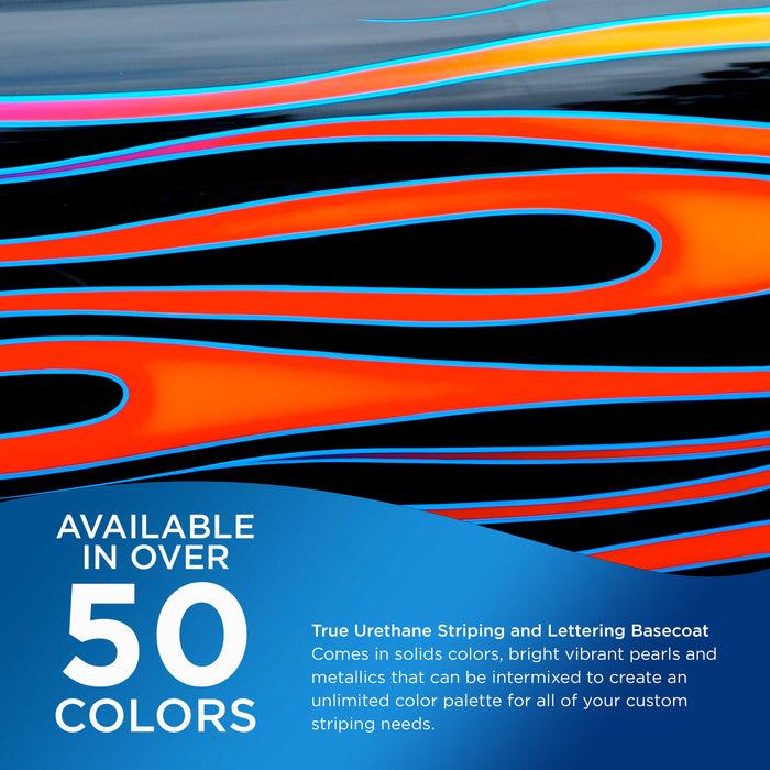 Intense Blue Pearl - True-U Pinstriping Urethane Basecoat Pearl Colors, 1/4 Pint