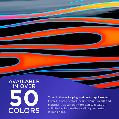 Indigo Blue Pearl - True-U Pinstriping Urethane Basecoat Pearl Colors, 1/4 Pint