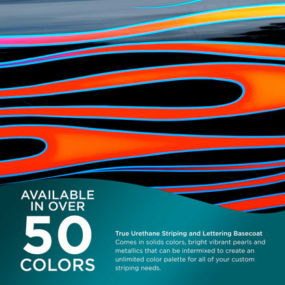 Aqua Pearl - True-U Pinstriping Urethane Basecoat Pearl Colors, 1/4 Pint