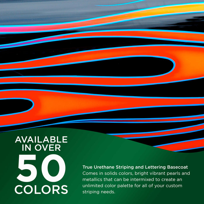 Green Pearl - True-U Pinstriping Urethane Basecoat Pearl Colors, 1/4 Pint