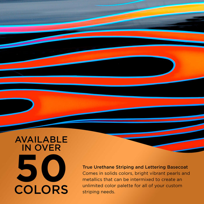 Amber Fire Pearl - True-U Pinstriping Urethane Basecoat Pearl Colors, 1/4 Pint