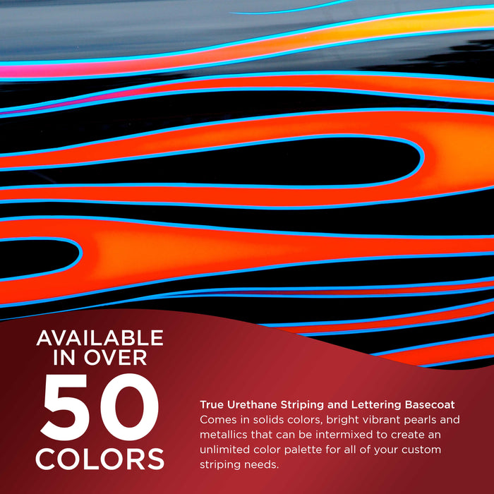 Fire Red Pearl - True-U Pinstriping Urethane Basecoat Pearl Colors, 1/4 Pint