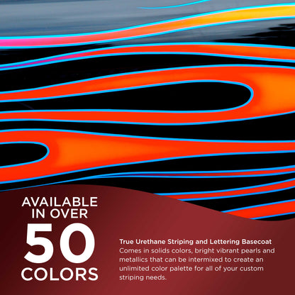 Dark Red Pearl - True-U Pinstriping Urethane Basecoat Pearl Colors, 1/4 Pint