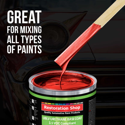 Craft and Paint Sticks - (Pack of 500 Sticks) 12" Inch Premium Grade Wood Stirrers/Paddles - Use for Wood Crafts -to Mix Epoxy Resin or Paint -Garden