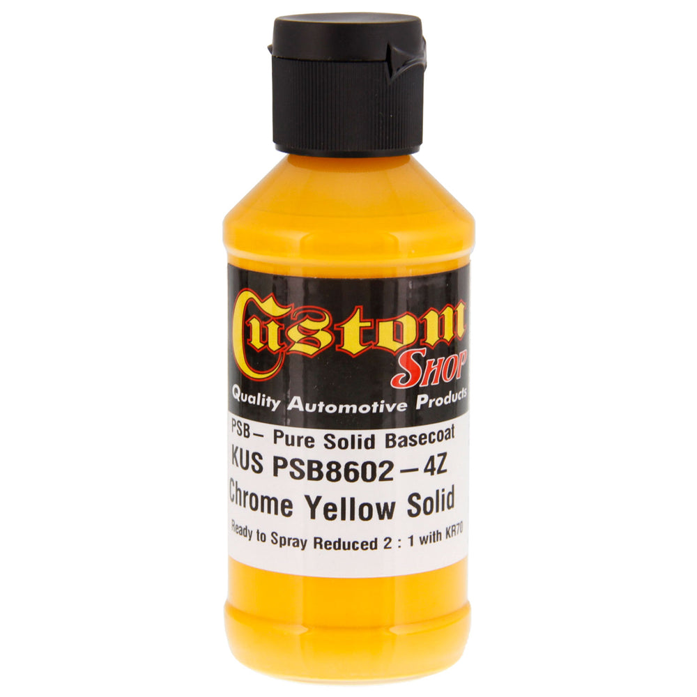 Chrome Yellow, PSB Solid Basecoat - 4 oz. Ready to Spray