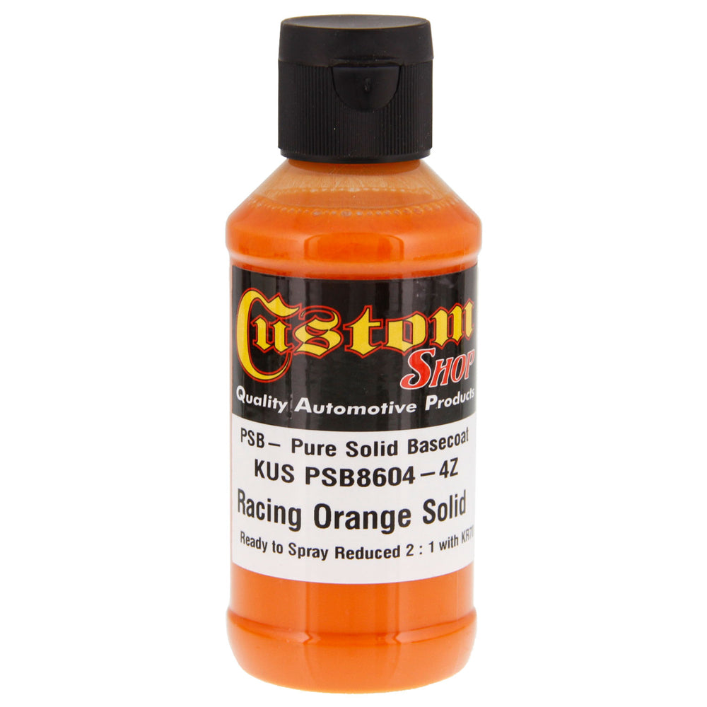 Racing orange, PSB Solid Basecoat - 4 oz. Ready to Spray