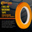 1/2 in. x 60 yd K-Tape Poly Series Fineline Tape, Orange (1 Roll)