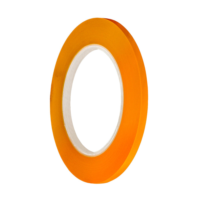 1/4 in. x 60 yd K-Tape Poly Series Fineline Tape, Orange (1 Roll)