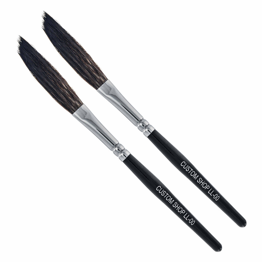 LL-00 Long-Liner Brush #00 - 2 1/4" Squirrel Hair and Nylon Wool (Pack of 2)