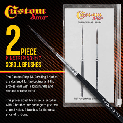 Scroll Pinstripe Brush Kit (#1 & #2)