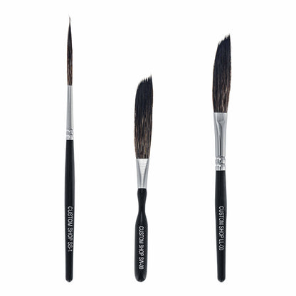 Starter Pinstripe Brush Kit (Sword #00, Scroll #1 & Long Liner - #00)