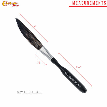 SW-0 Sword Pinstriper #0 - 2" Squirrel Hair (Pack of 2)