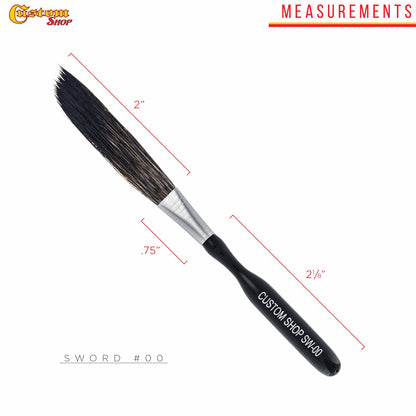 SW-00 Sword Pinstriper #00 - 2" Squirrel Hair (Pack of 2)