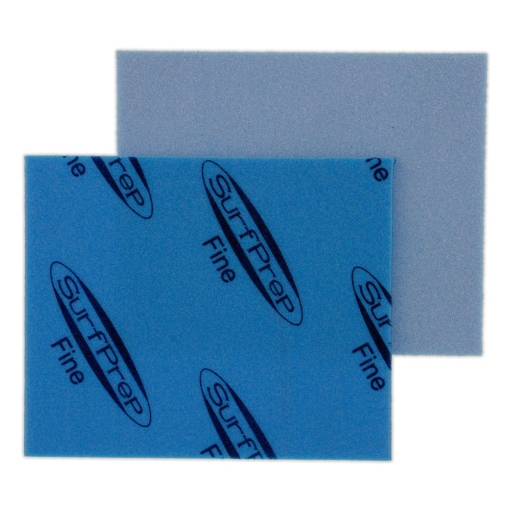 Fine Grit Surface Prep Foam Pad (Blue) - 10 PACK