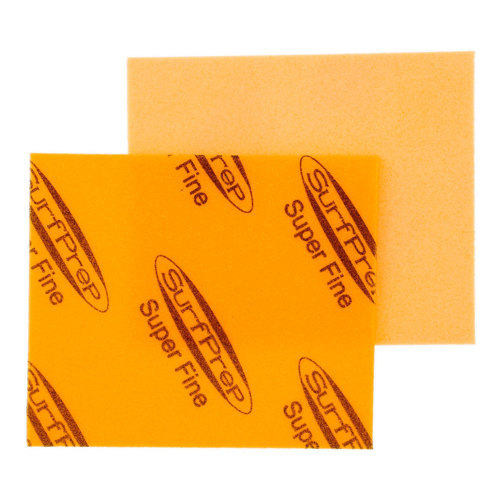 Super Fine Grit Surface Prep Foam Pad (Yellow) - 10 PACK